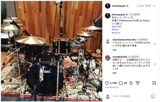 Instagram(@kentaspyair 2018年5月9日)