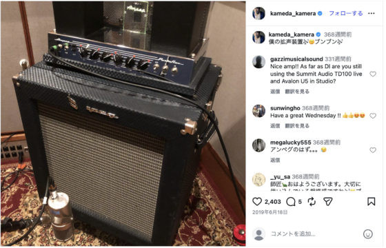 Instagram(@kameda_kamera 2019年6月18日)