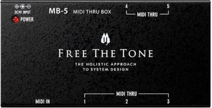 Custom MIDI Thru Box