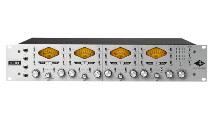 4-710d Four-Channel Tone-Blending Mic Preamp w/ Dynamics