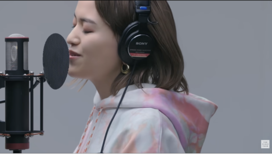 Youtube(「iri - Wonderland / THE FIRST TAKE」2022年1月14日 0:46あたり)